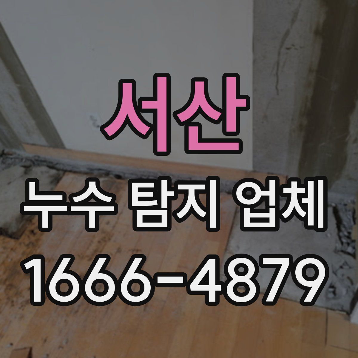 서산 누수 탐지 업체
