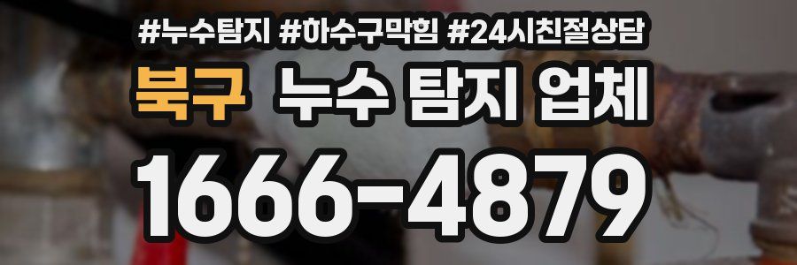 북구 누수 탐지 업체