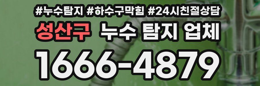 성산구 누수 탐지 업체