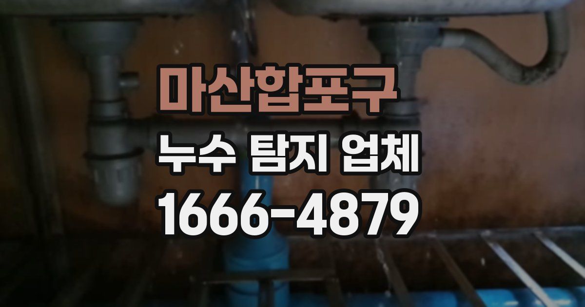 마산합포구 누수 탐지 업체