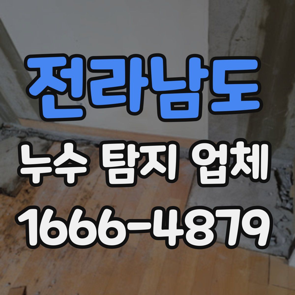 전라남도 누수 탐지 업체