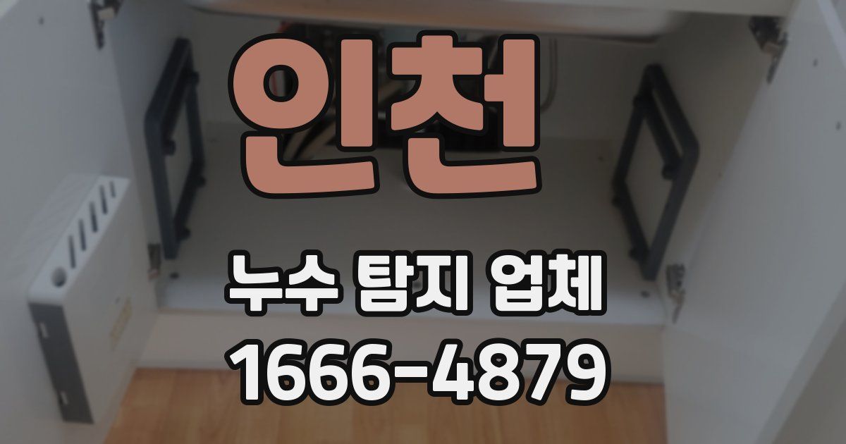 인천 누수 탐지 업체