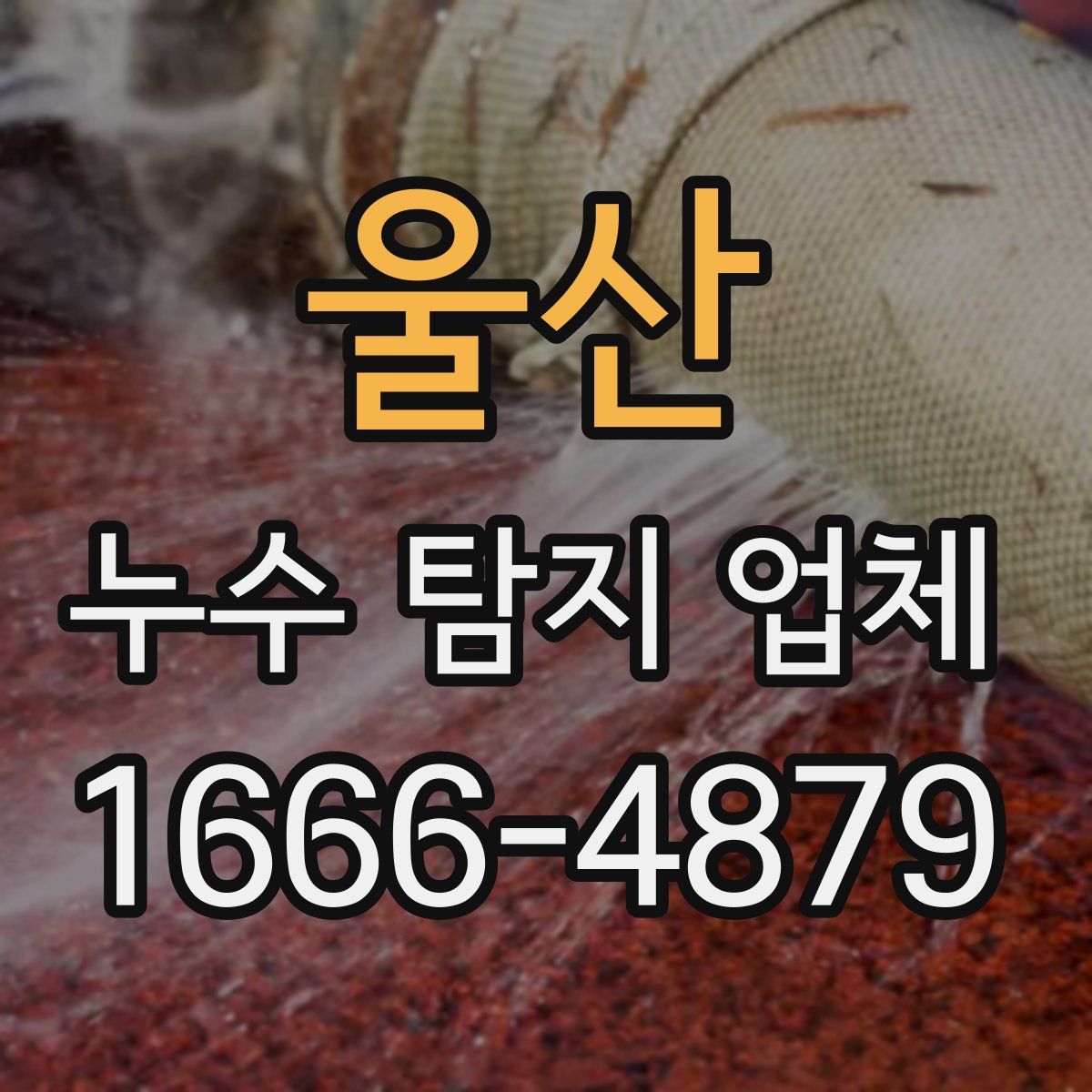 울산 누수 탐지 업체