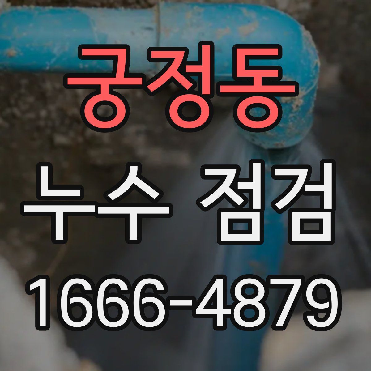 궁정동 누수 점검