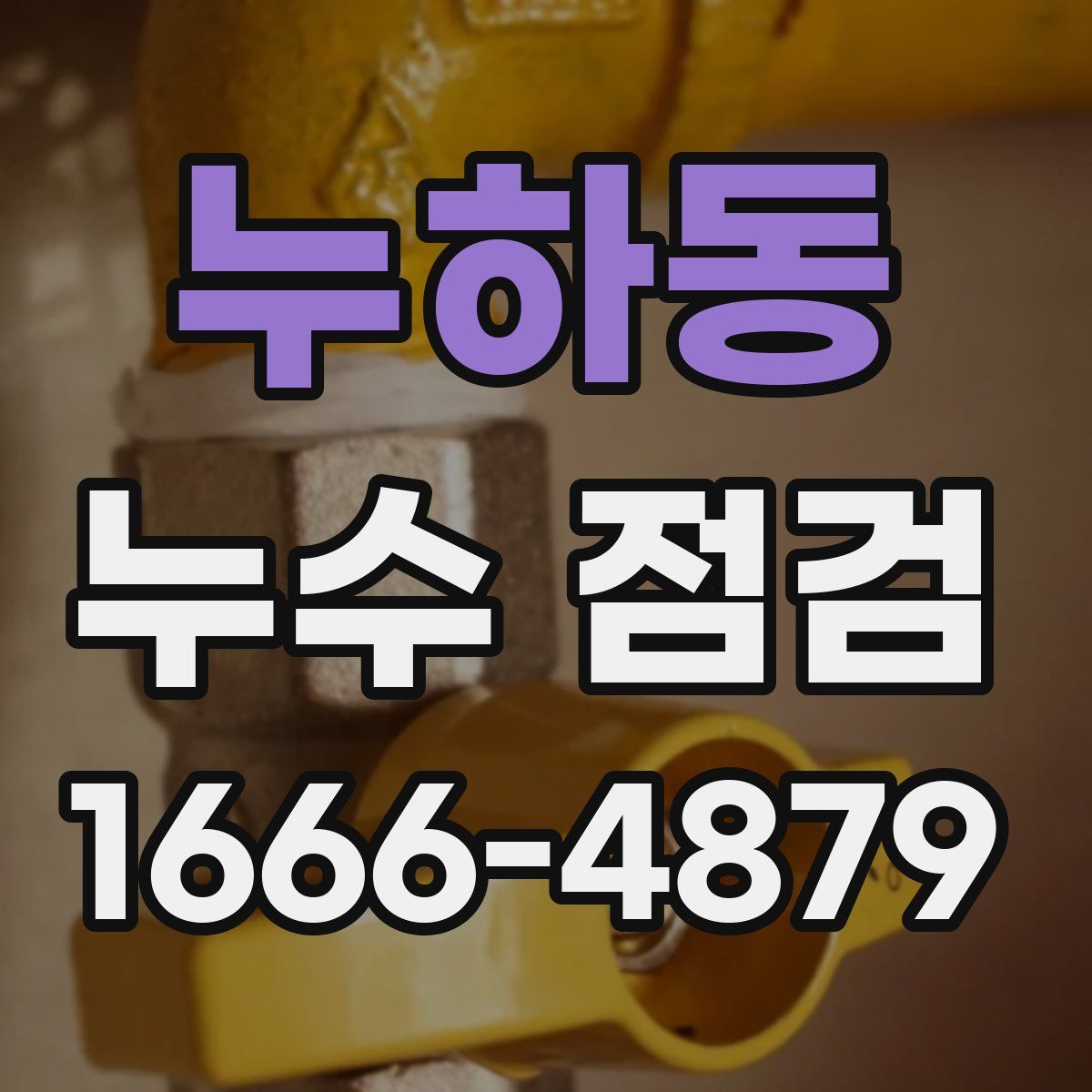 누하동 누수 점검