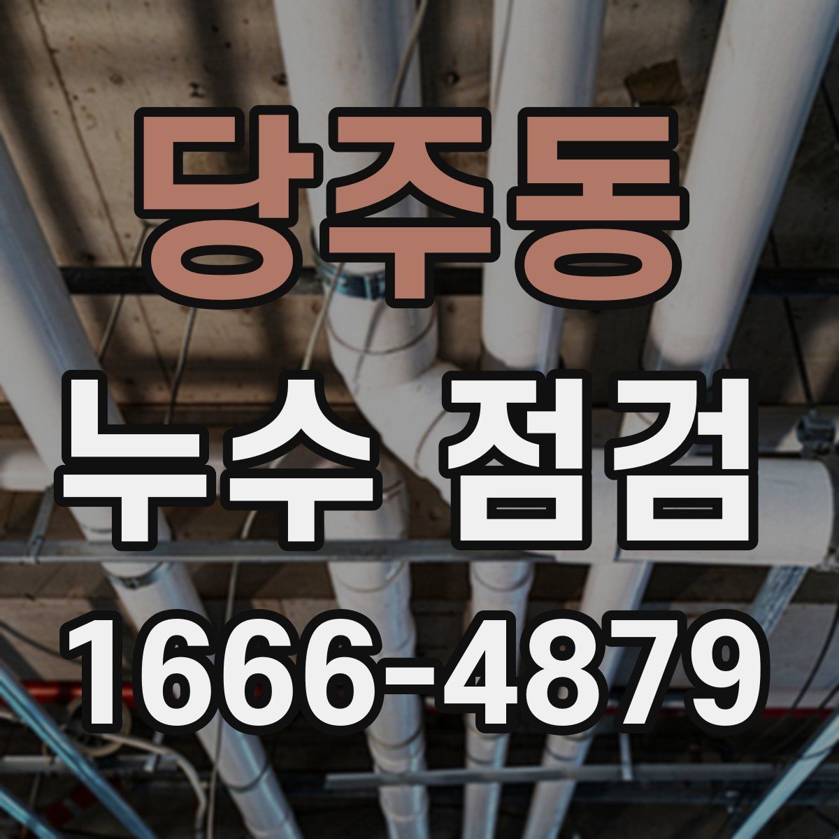 당주동 누수 점검