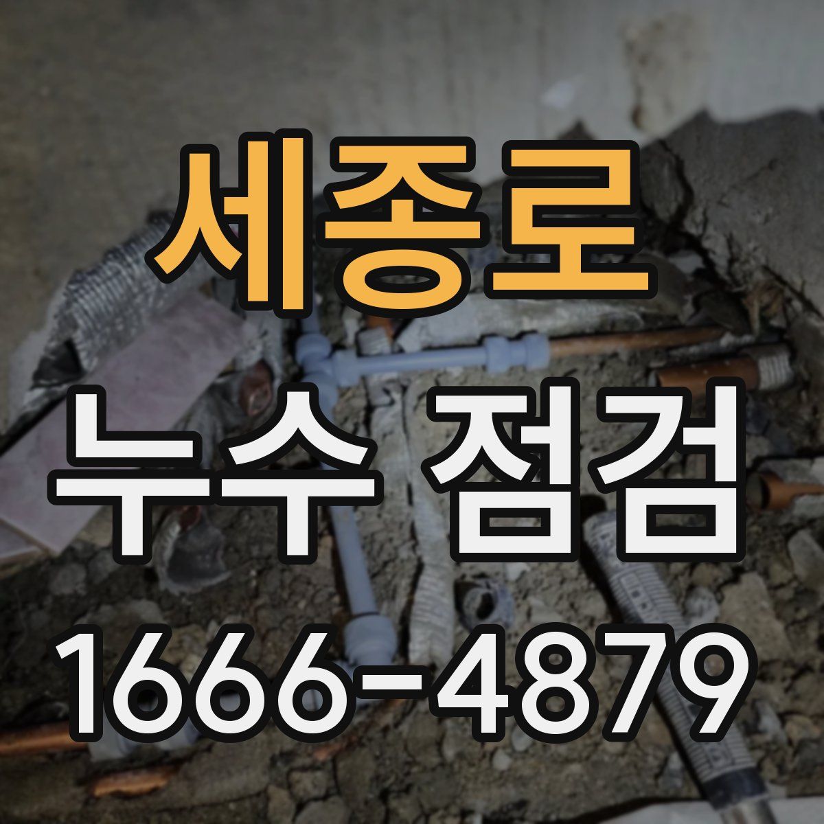 세종로 누수 점검