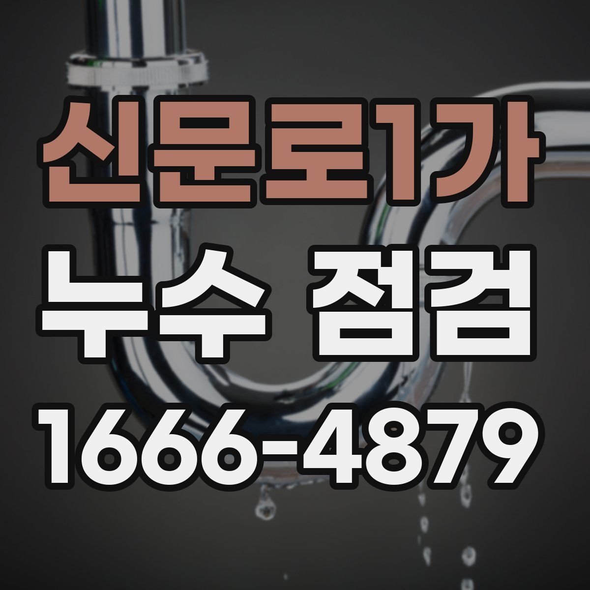 신문로1가 누수 점검