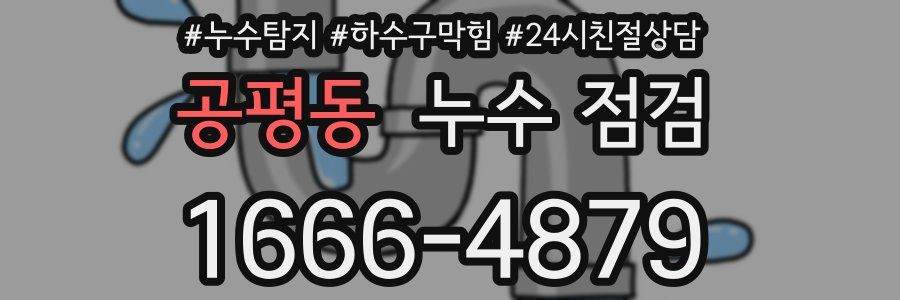 공평동 누수 점검