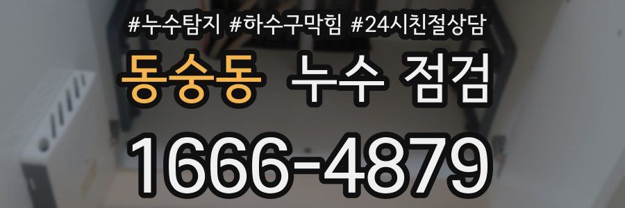 동숭동 누수 점검