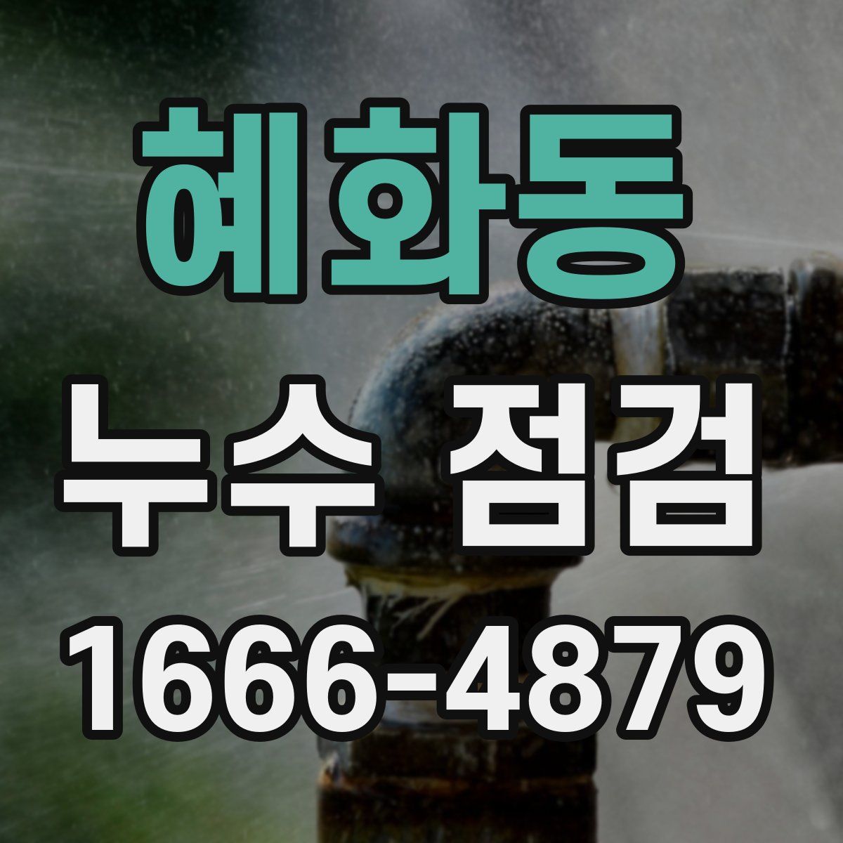 혜화동 누수 점검