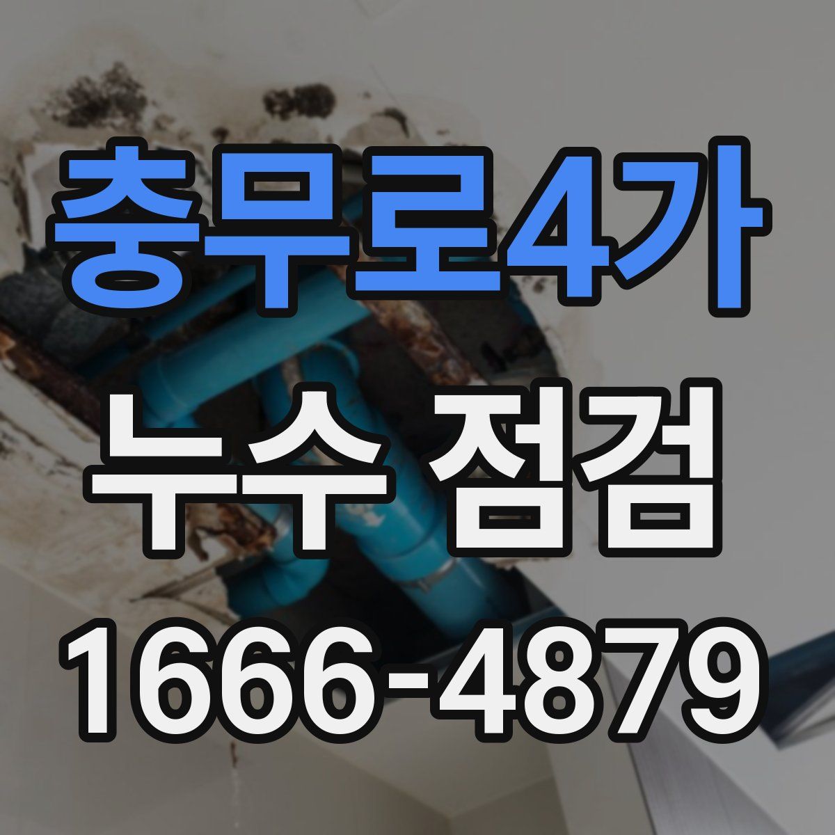 충무로4가 누수 점검