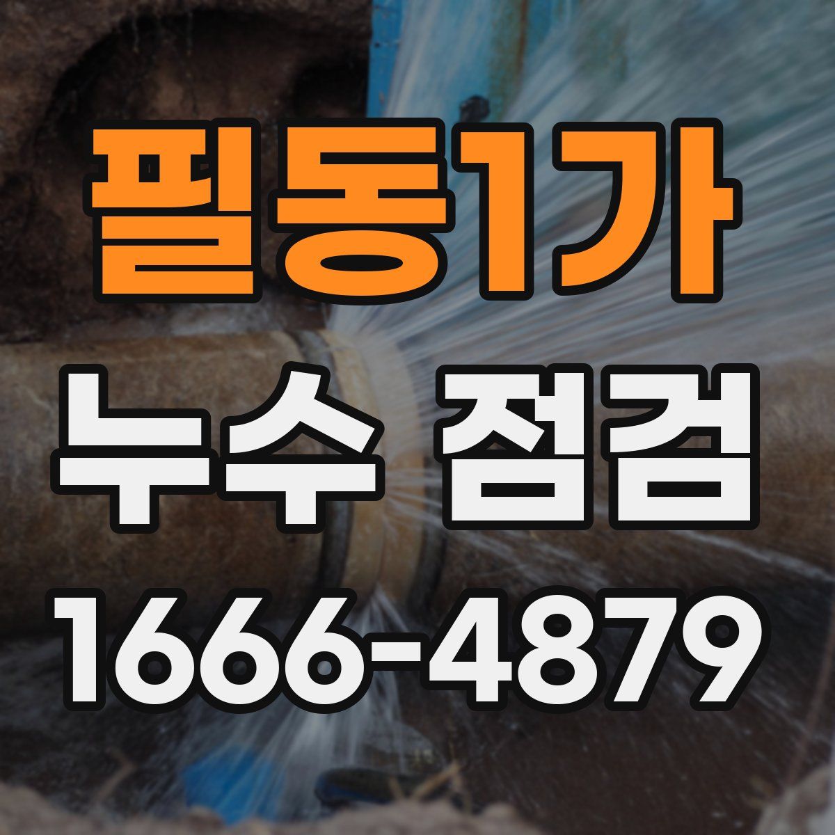 필동1가 누수 점검