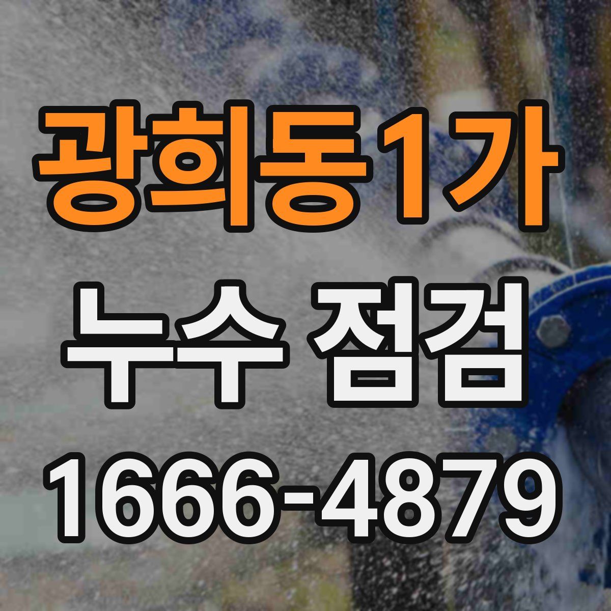 광희동1가 누수 점검