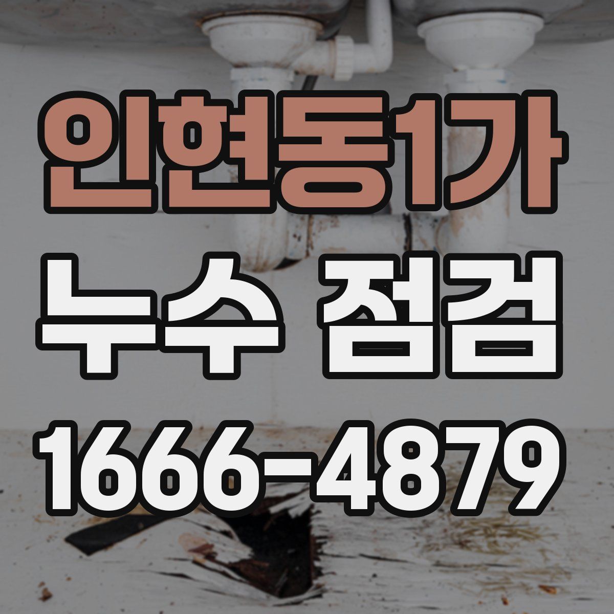 인현동1가 누수 점검