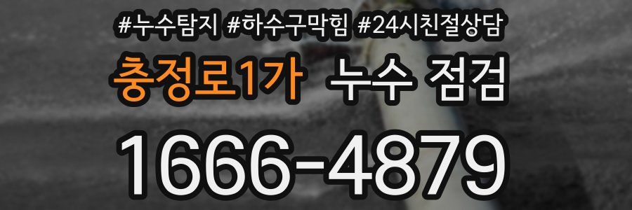 충정로1가 누수 점검