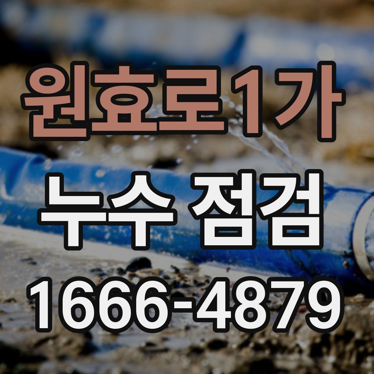 원효로1가 누수 점검