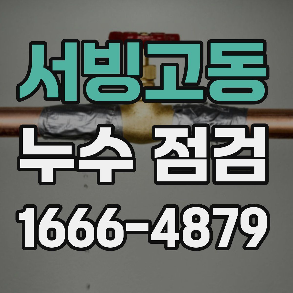 서빙고동 누수 점검