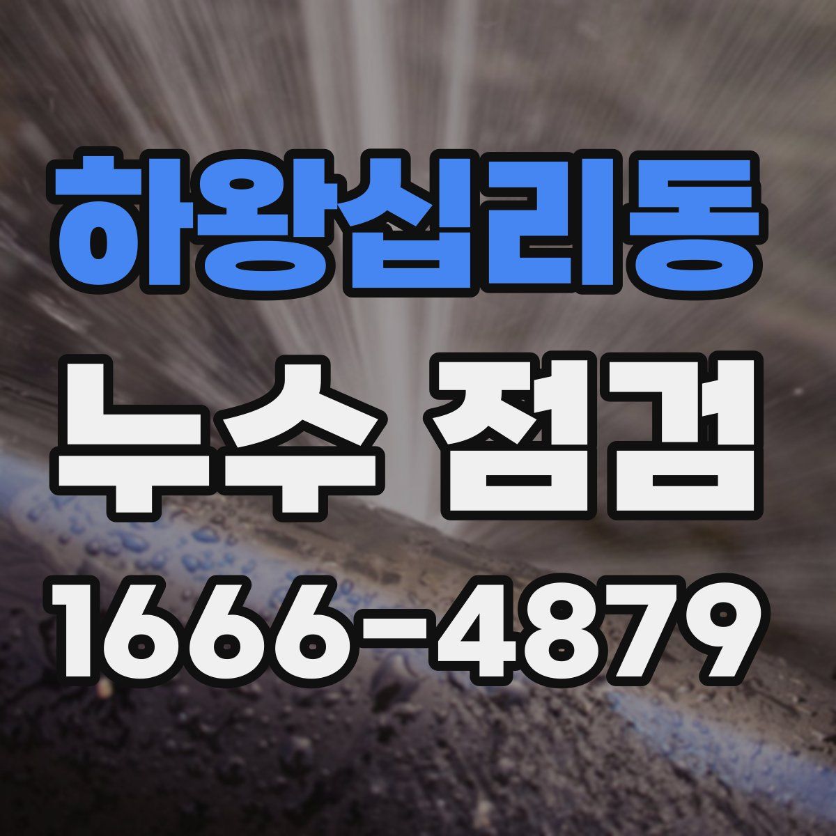 하왕십리동 누수 점검