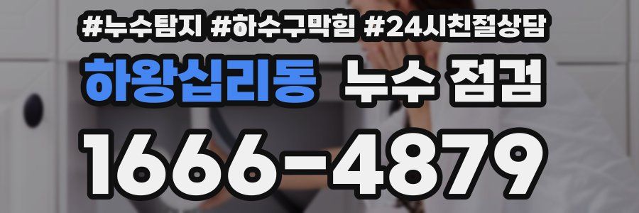 하왕십리동 누수 점검