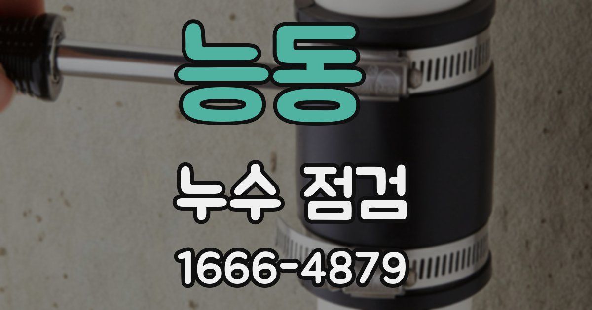 능동 누수 점검