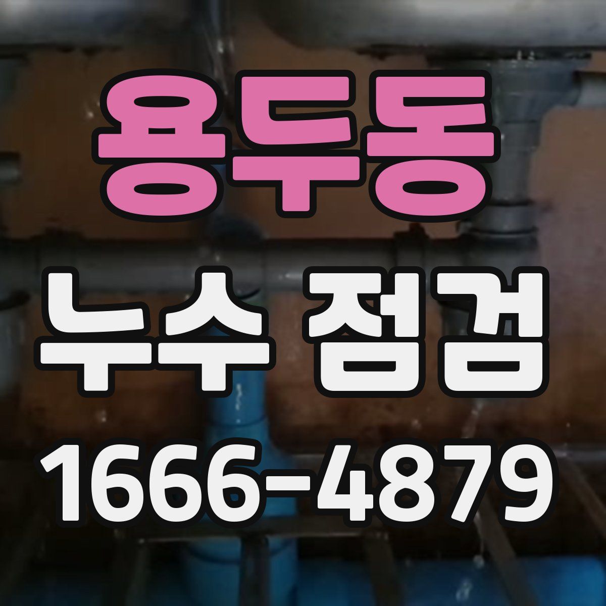 용두동 누수 점검