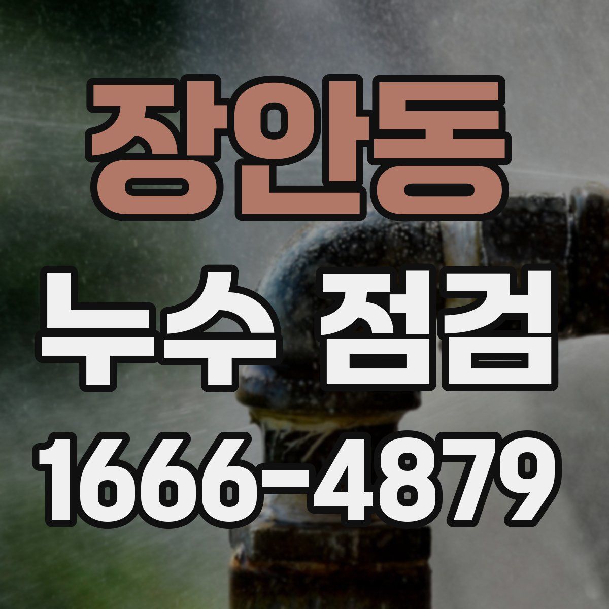 장안동 누수 점검