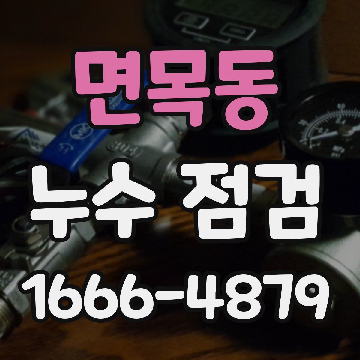 면목동 누수 점검