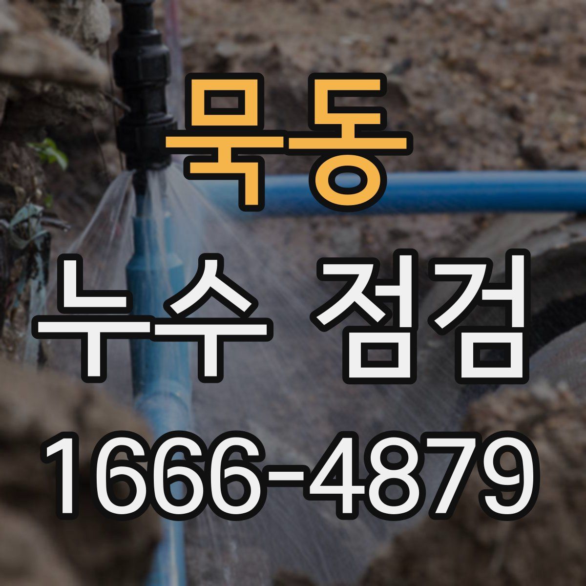 묵동 누수 점검