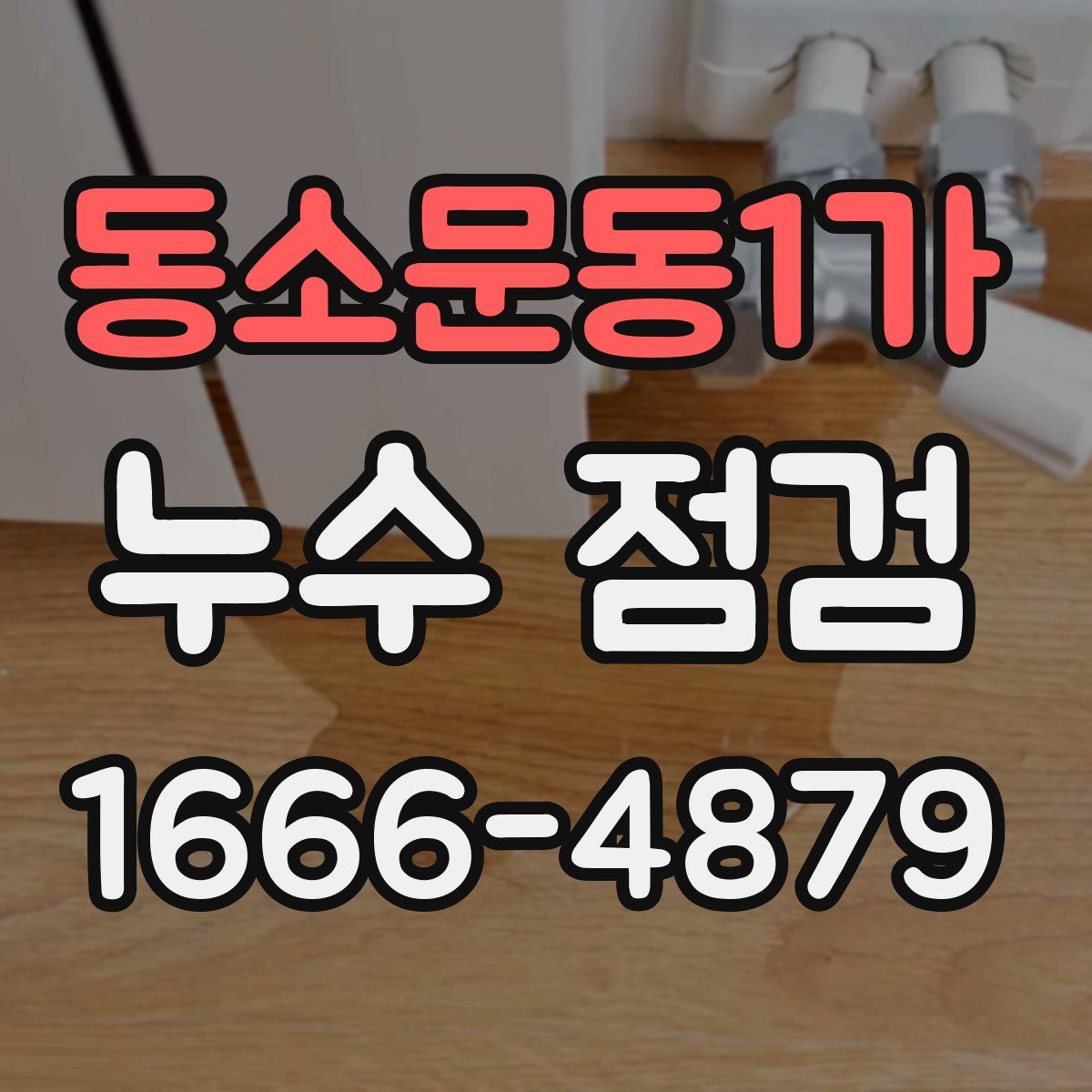 동소문동1가 누수 점검