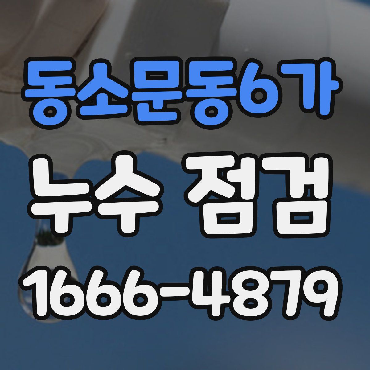 동소문동6가 누수 점검