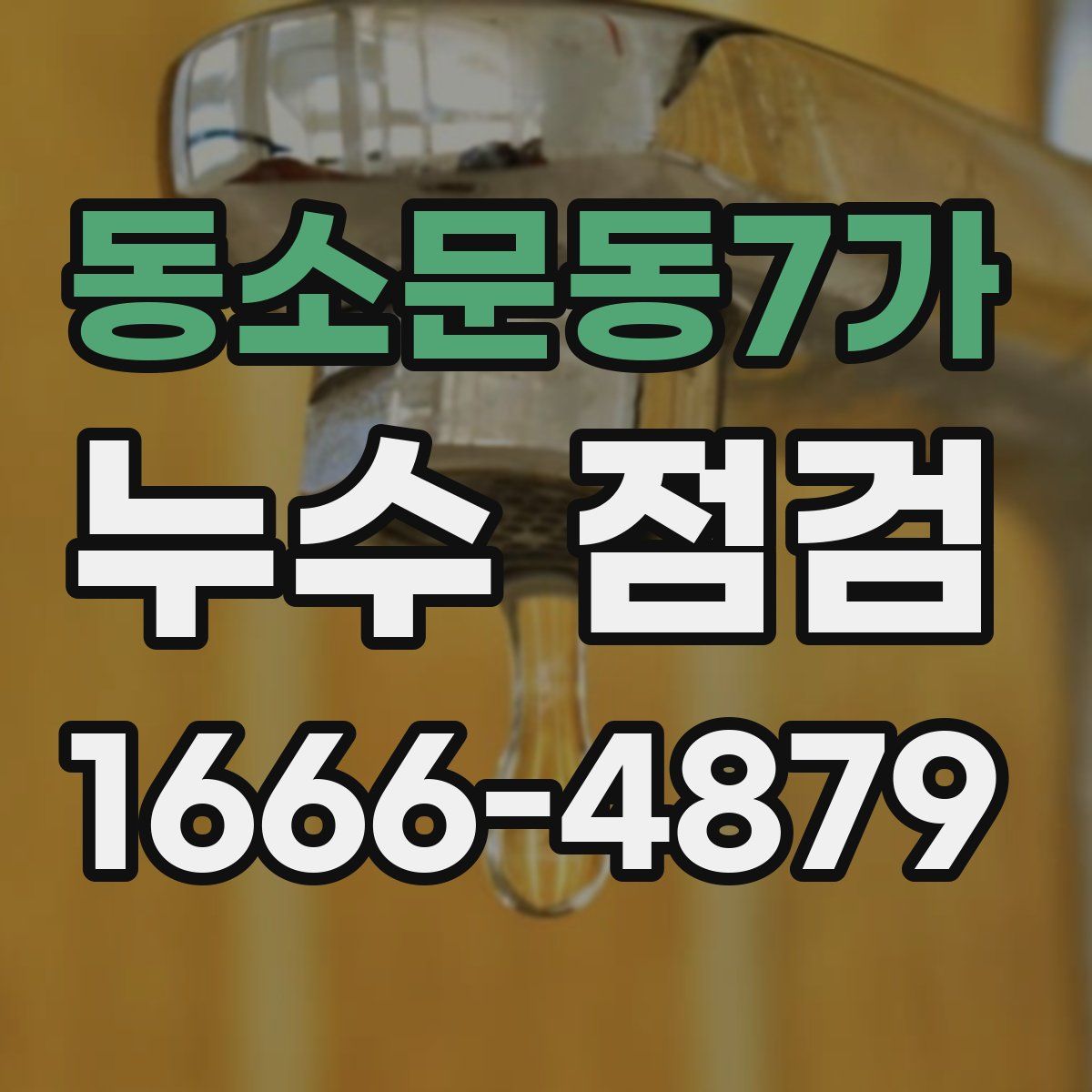동소문동7가 누수 점검