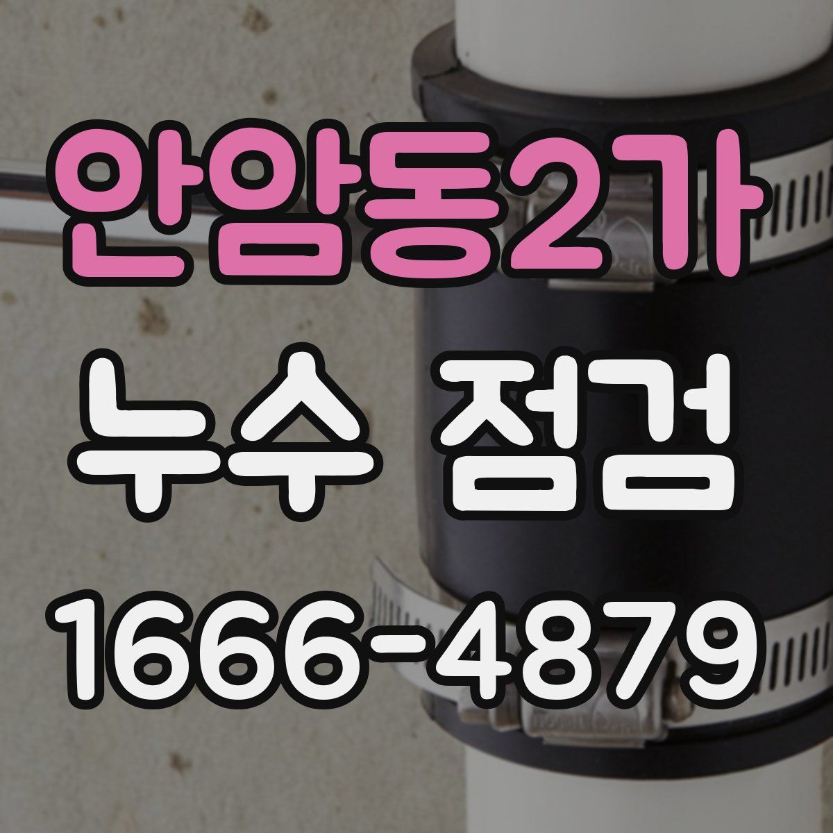 안암동2가 누수 점검