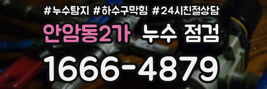 안암동2가 누수 점검
