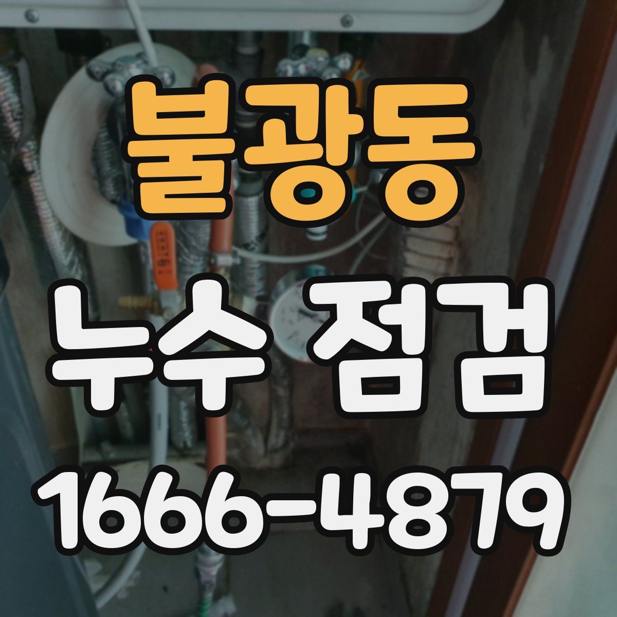 불광동 누수 점검