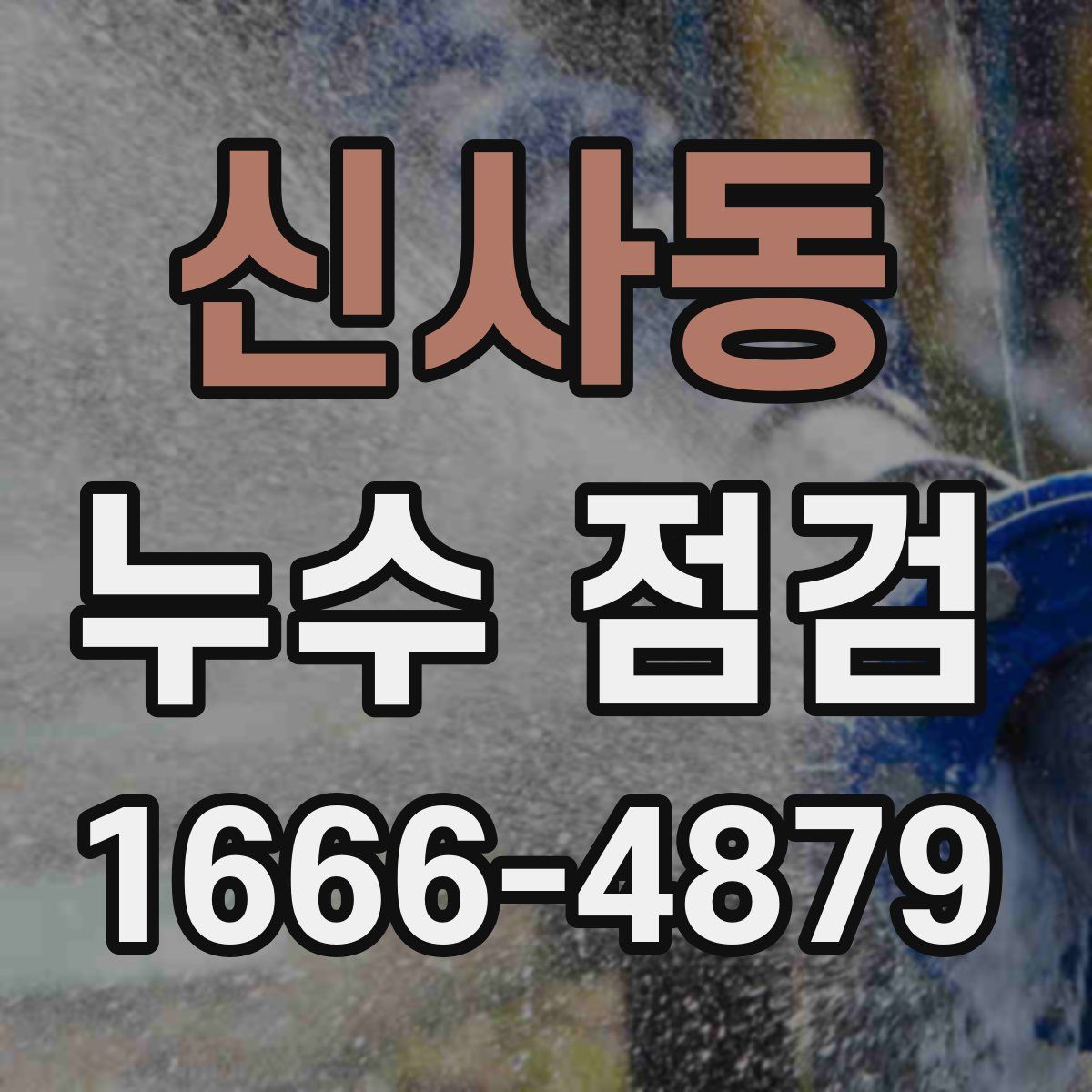 신사동 누수 점검