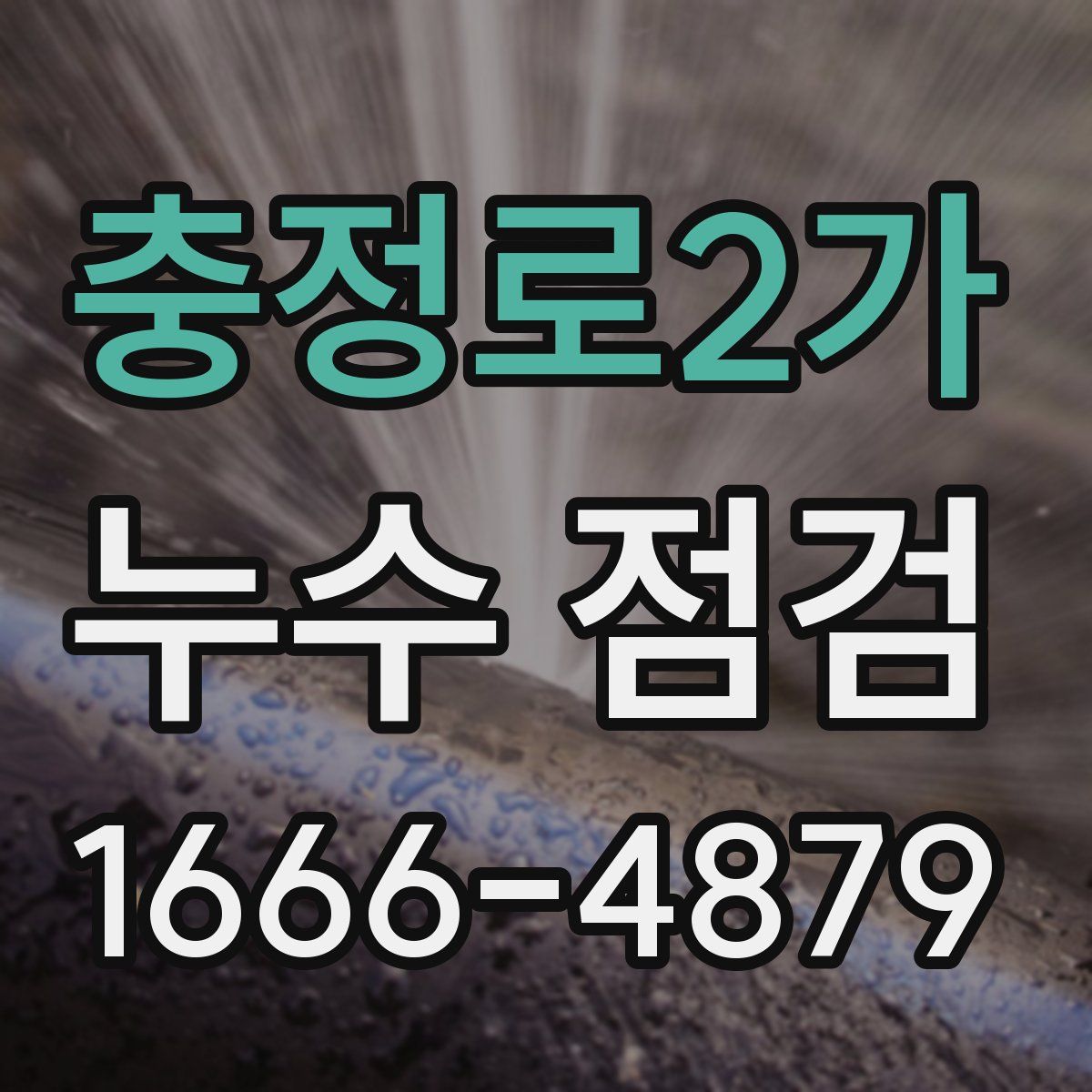 충정로2가 누수 점검