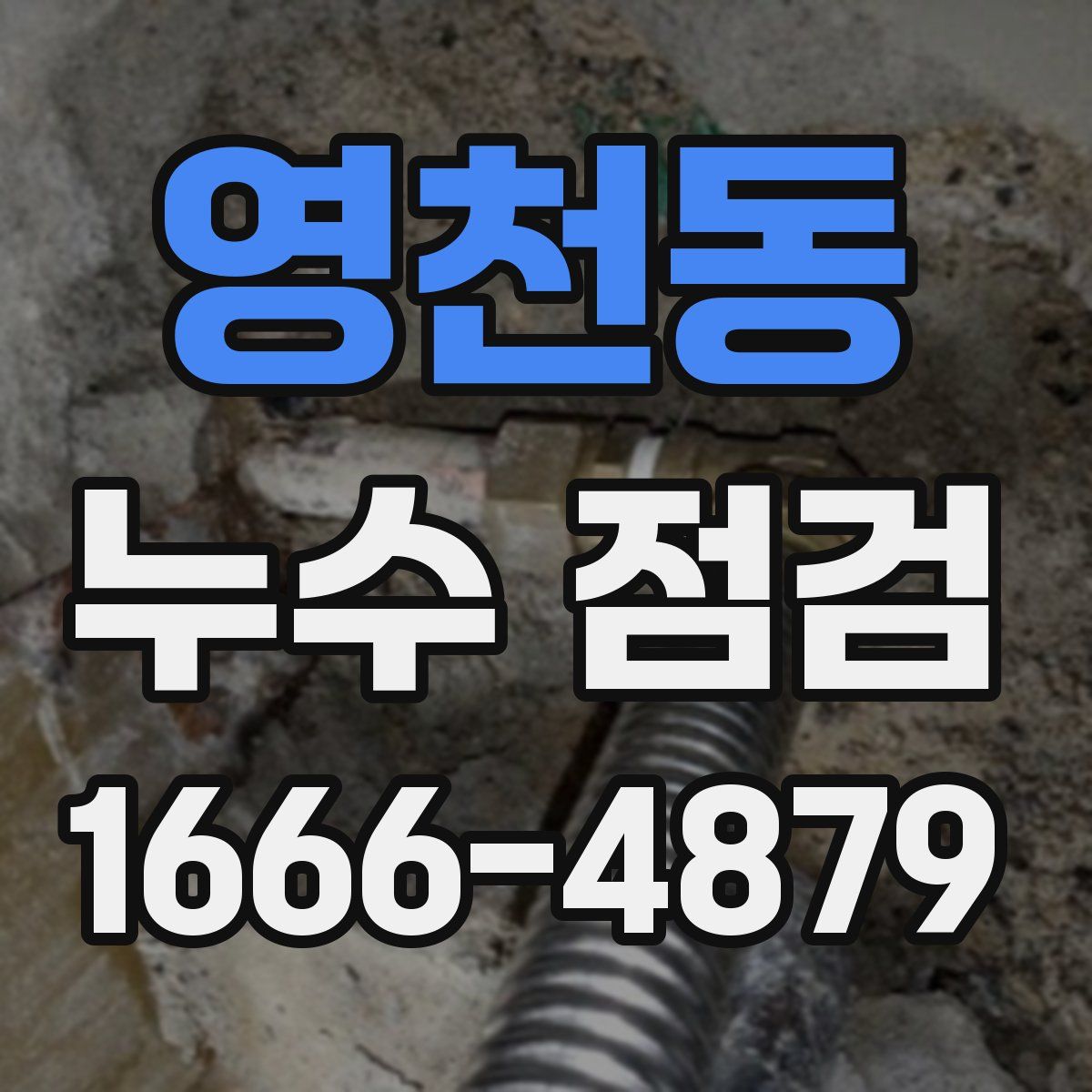 영천동 누수 점검