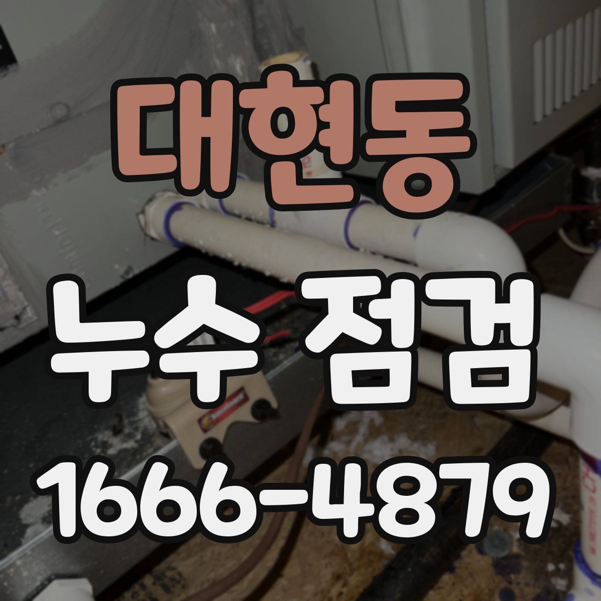 대현동 누수 점검