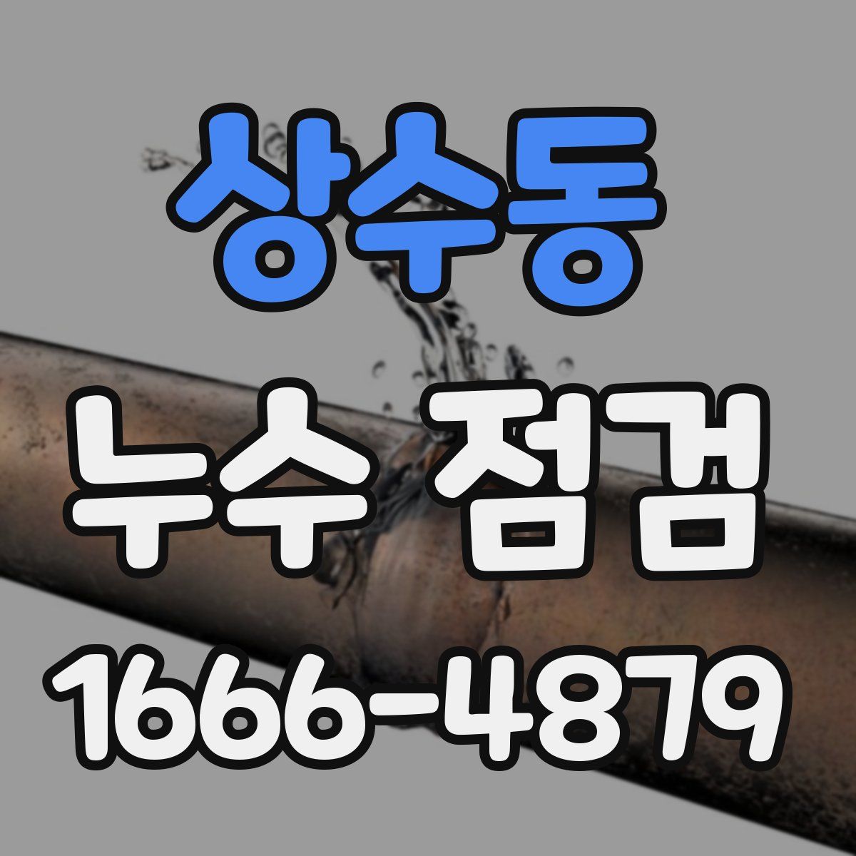 상수동 누수 점검