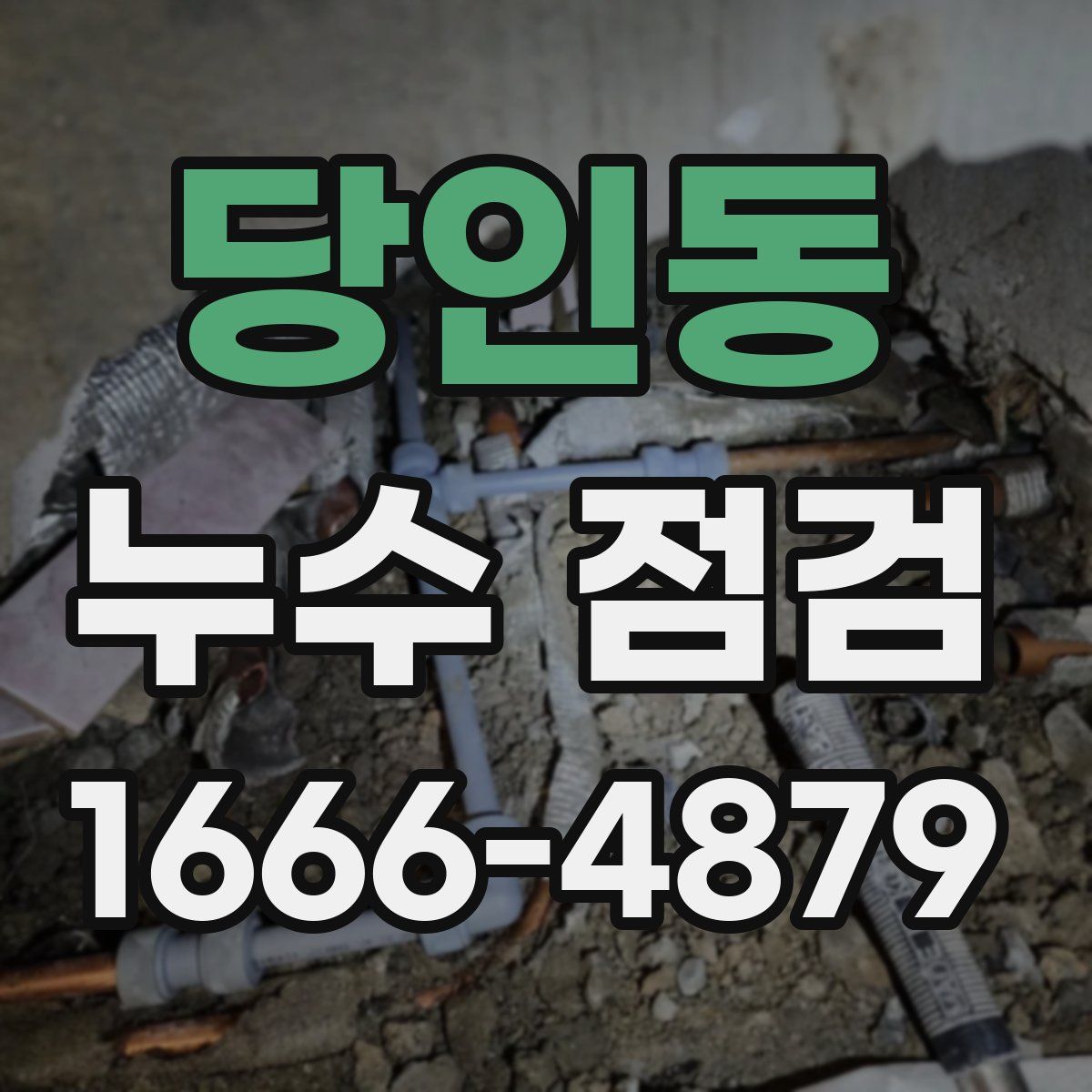 당인동 누수 점검