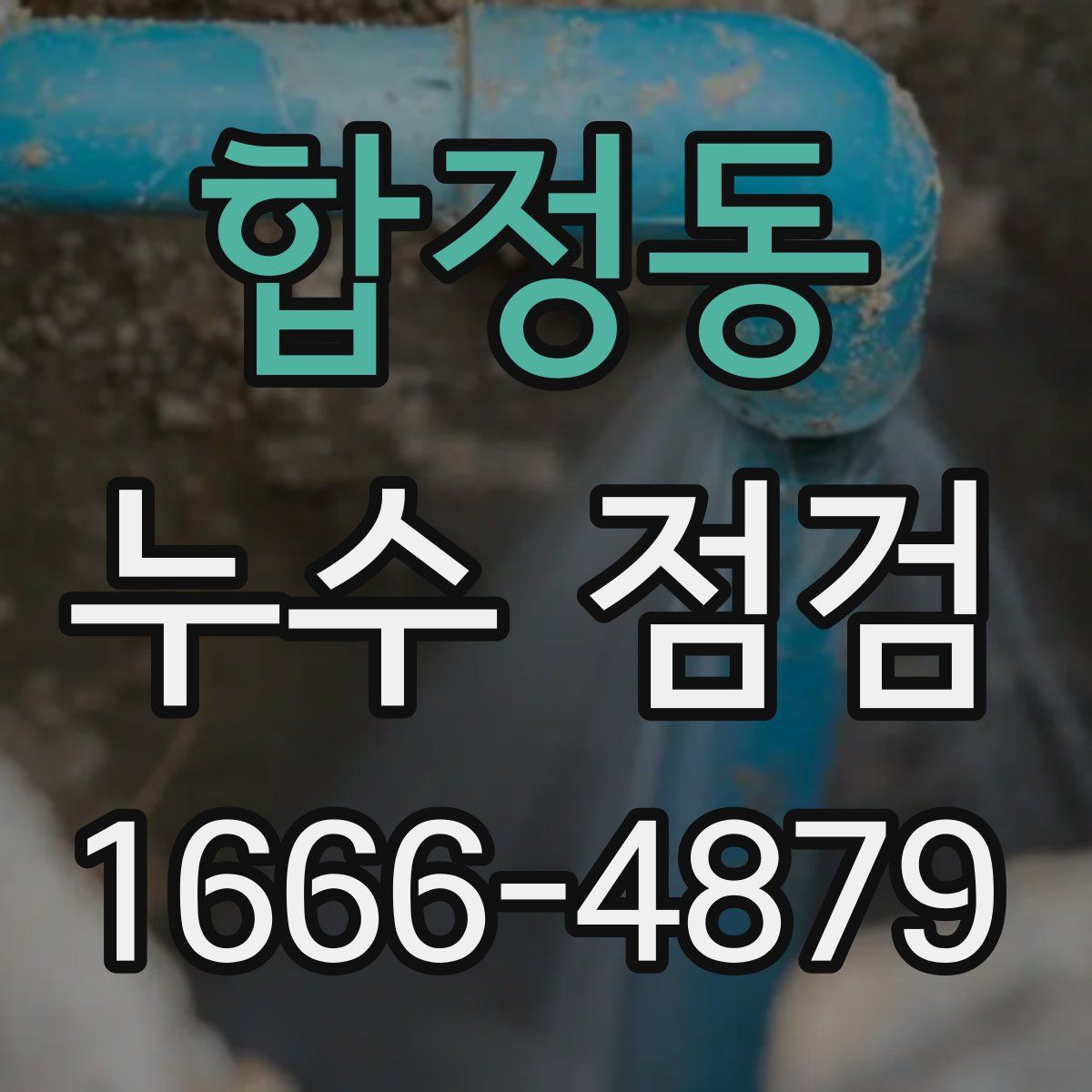 합정동 누수 점검