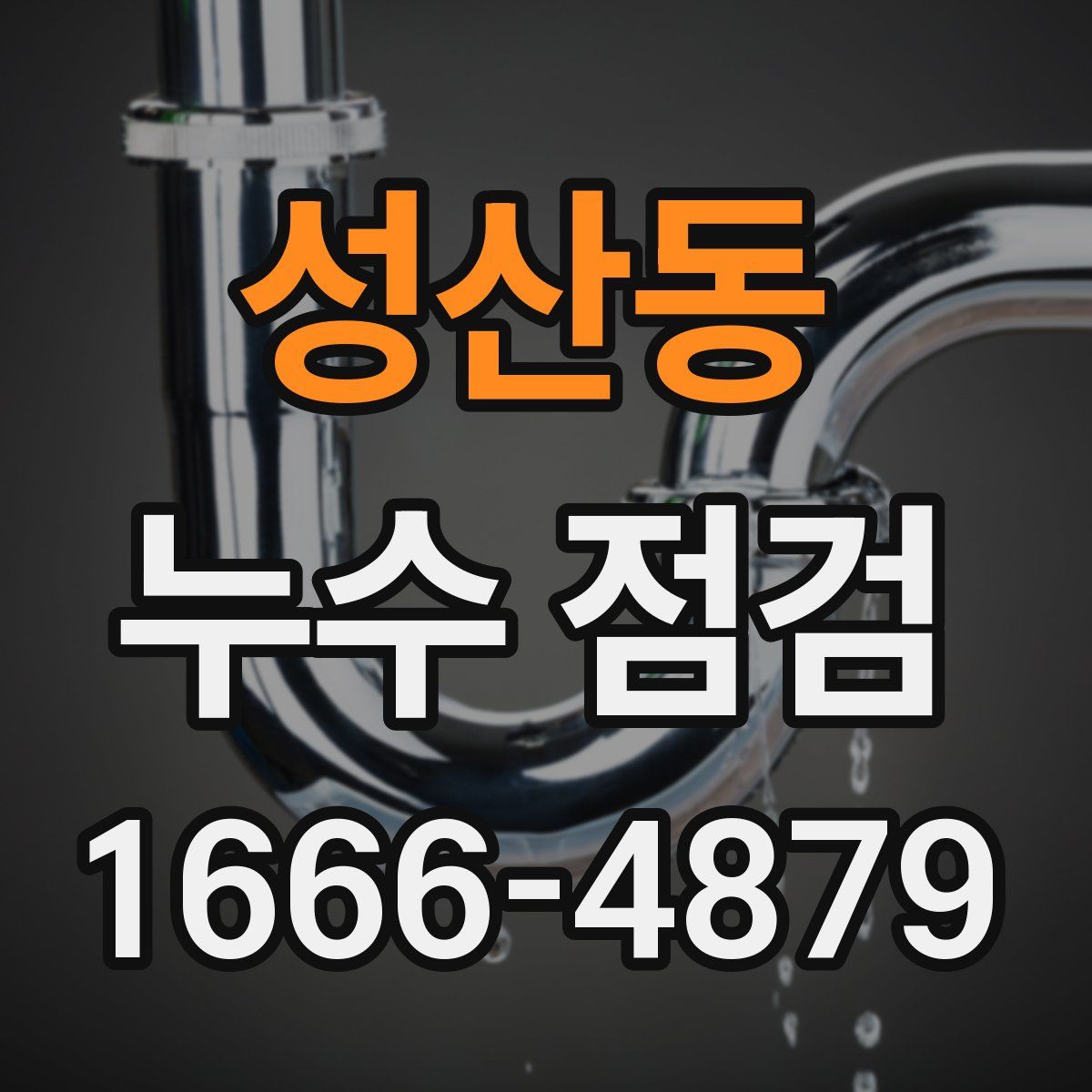 성산동 누수 점검