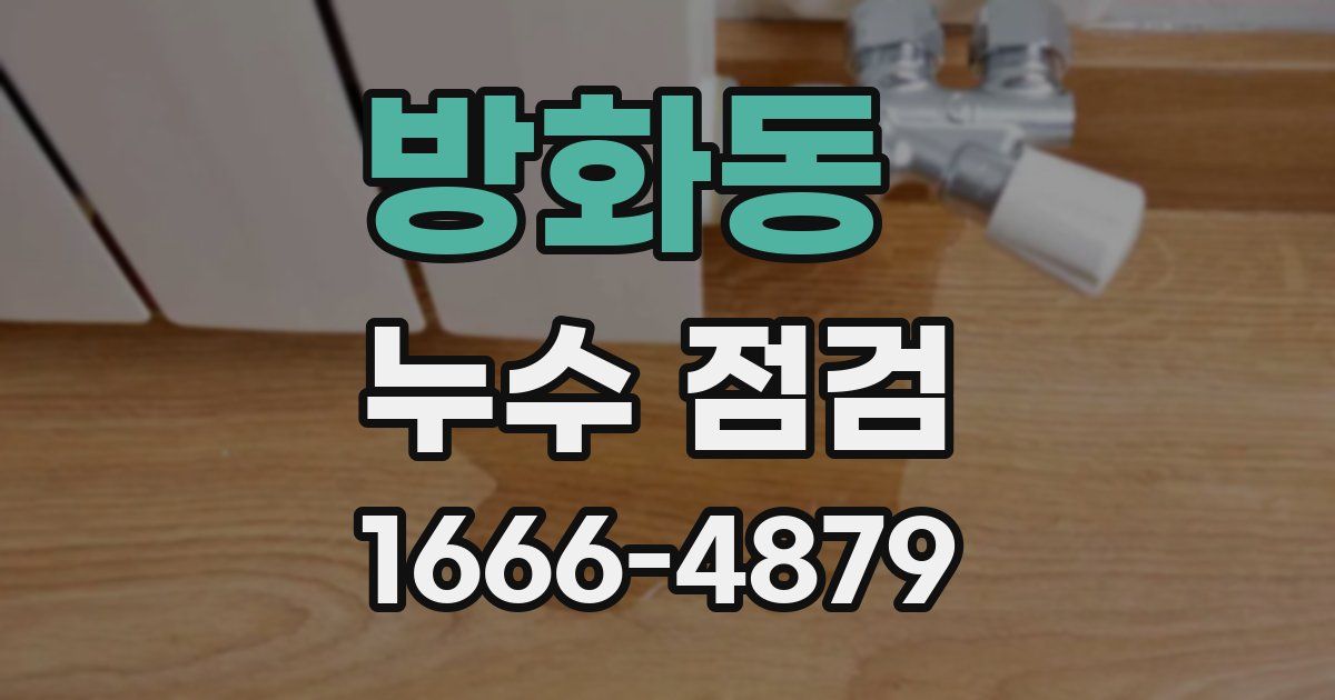 방화동 누수 점검