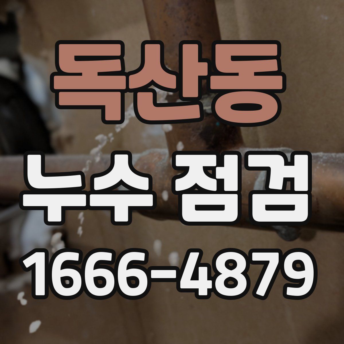 독산동 누수 점검