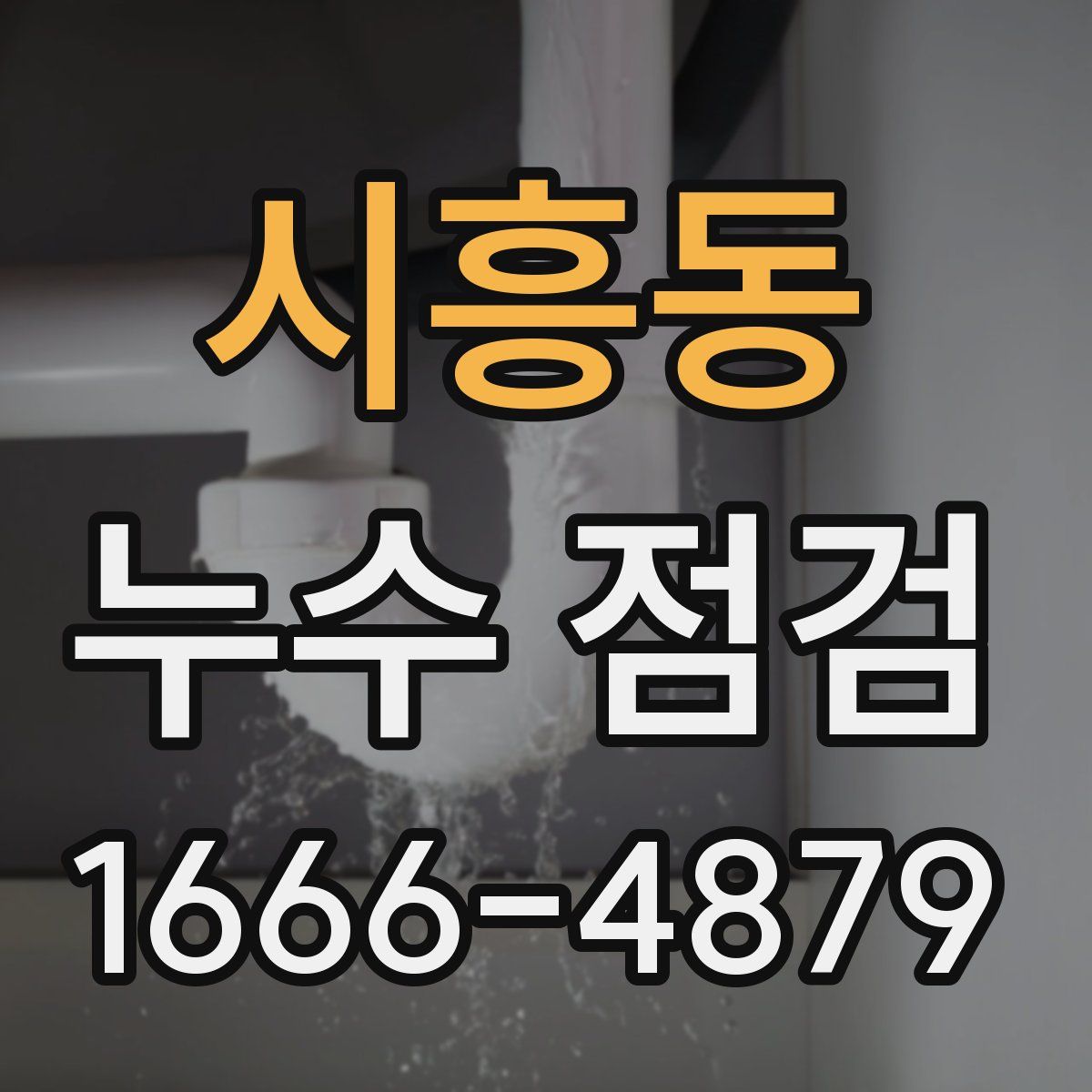 시흥동 누수 점검