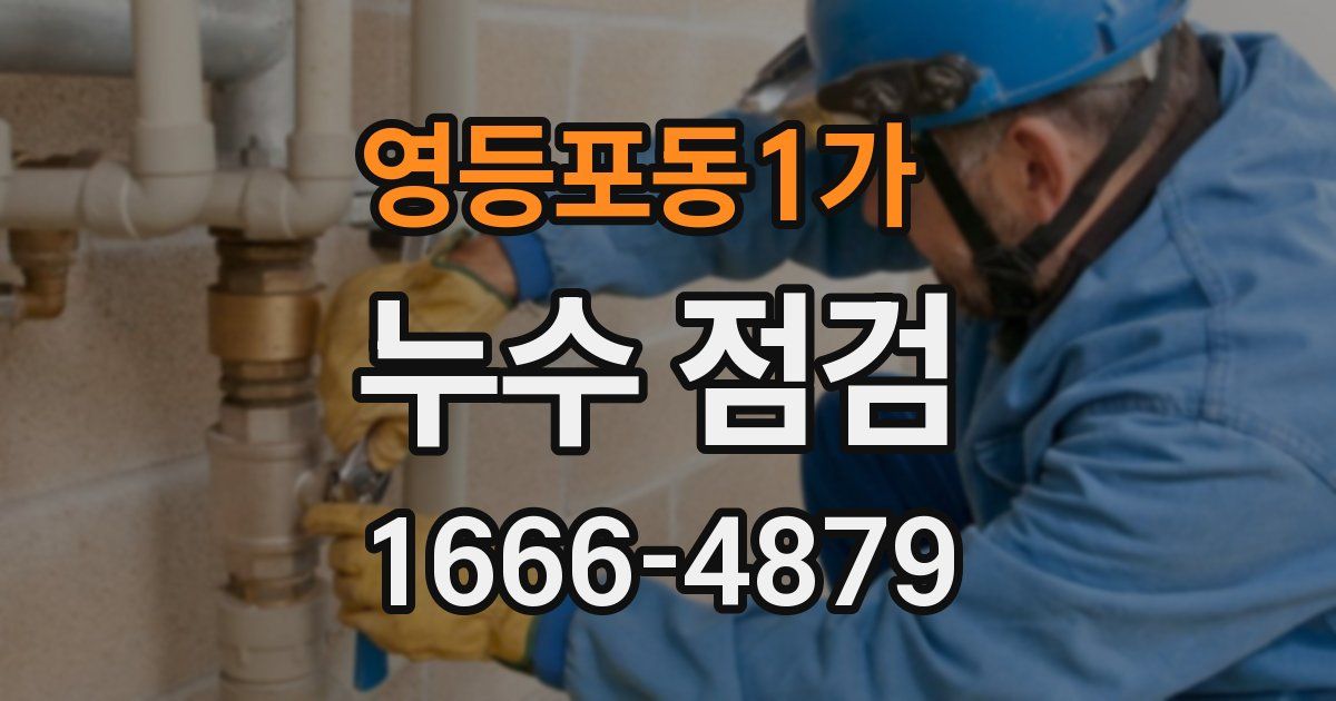 영등포동1가 누수 점검
