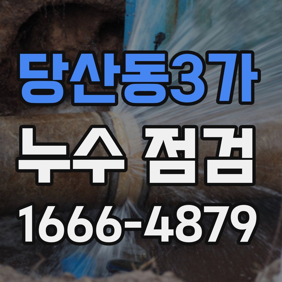 당산동3가 누수 점검