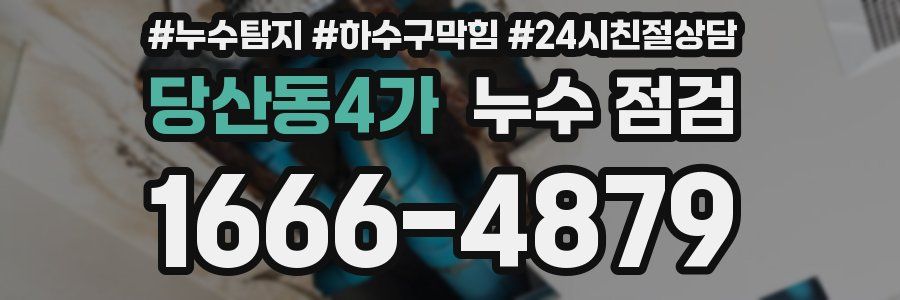 당산동4가 누수 점검
