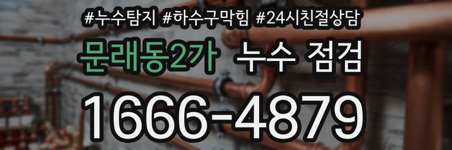 문래동2가 누수 점검